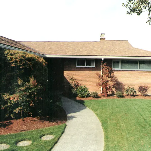 Exterior View From Rear Yard